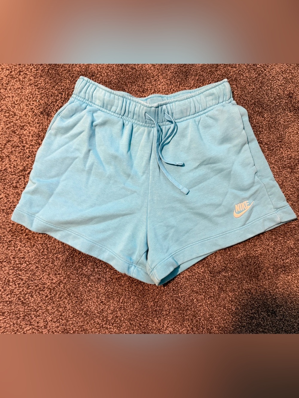 Nike Women’s Light Blue Athletic Drawstring Shorts